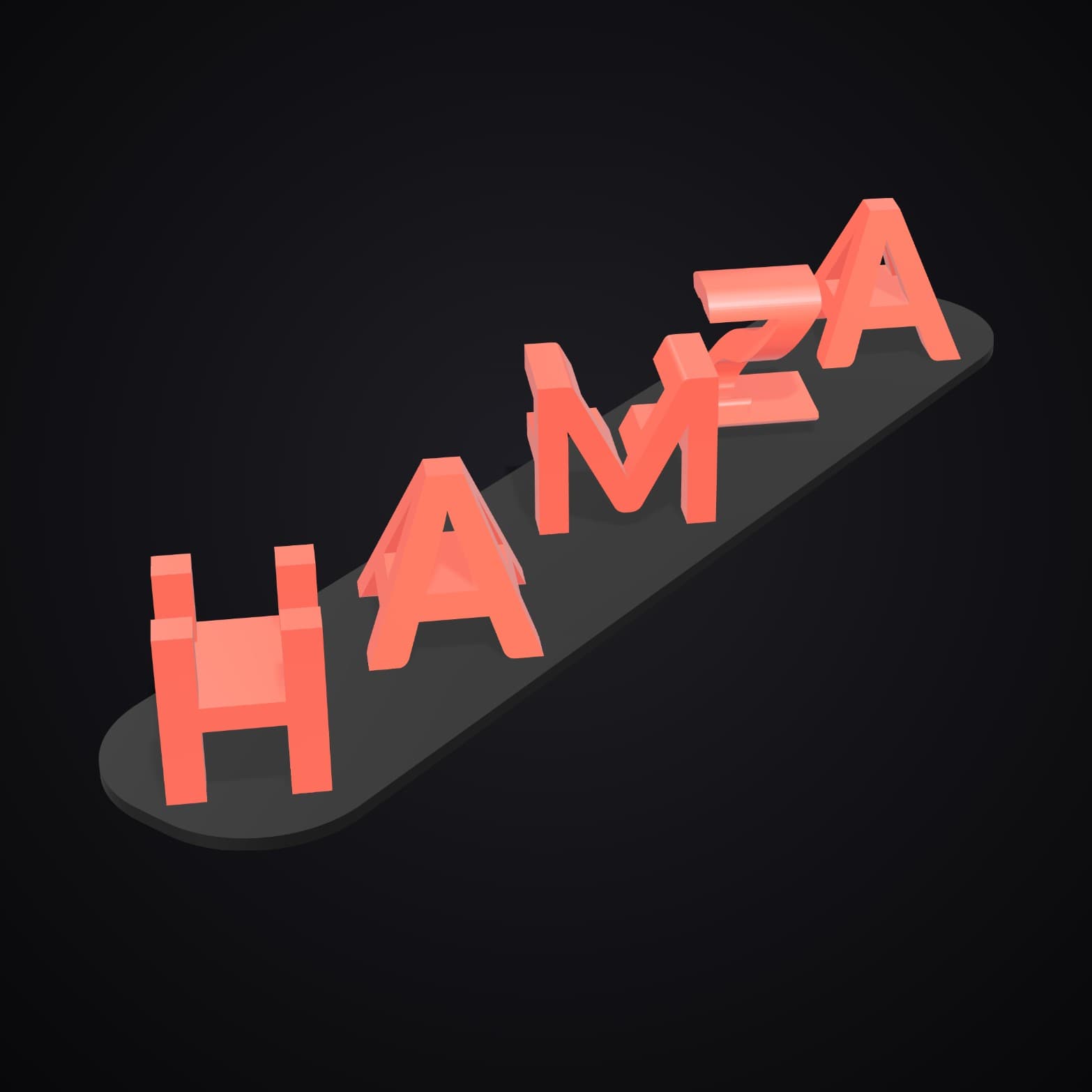 3D Text Illusion V1